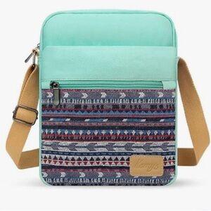 NEW The Kemy’s Canvas Crossbody Bag School, Travel, Everyday Purse NWOT